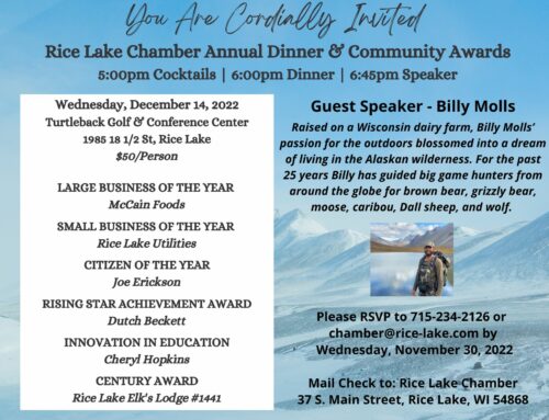 Rice Lake Chamber Annual Dinner & Community Awards