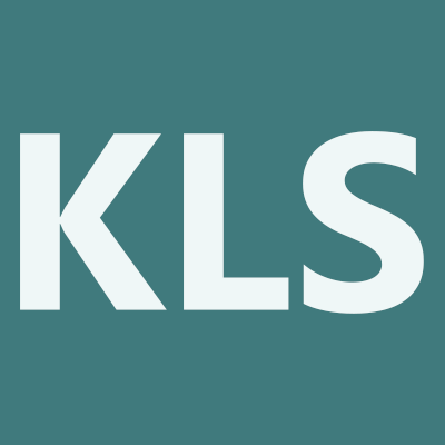 The image shows the bold white letters "KLS" on a teal green background, evoking a sense of security and lock-tight reliability. - Rice Lake Chamber of Commerce